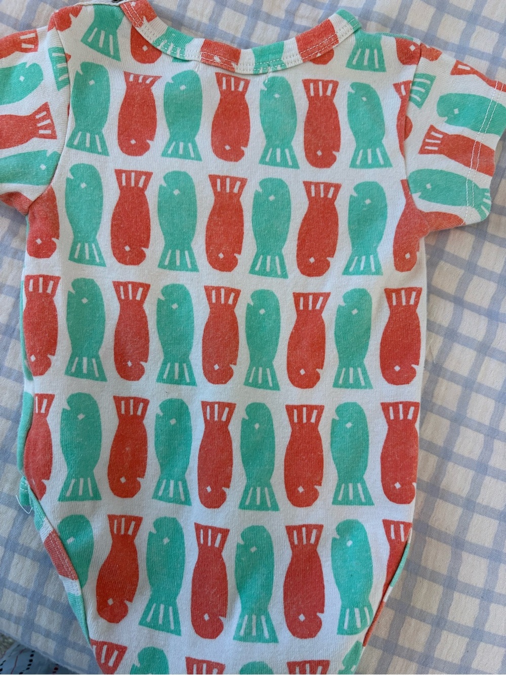 Bobo Choses Baby Bodysuit in Fish Print - Picture 5 of 5